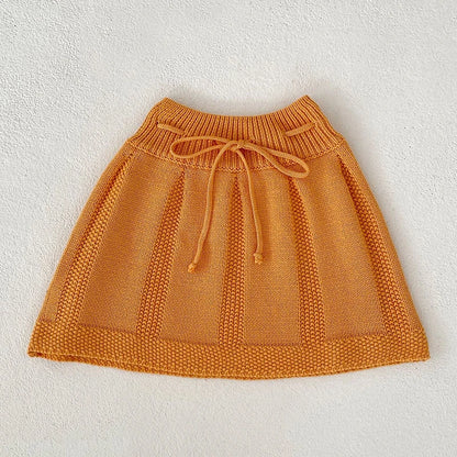 2 Pcs Baby Girls Long Sleeve Striped Cardigan Coat+ Shorts