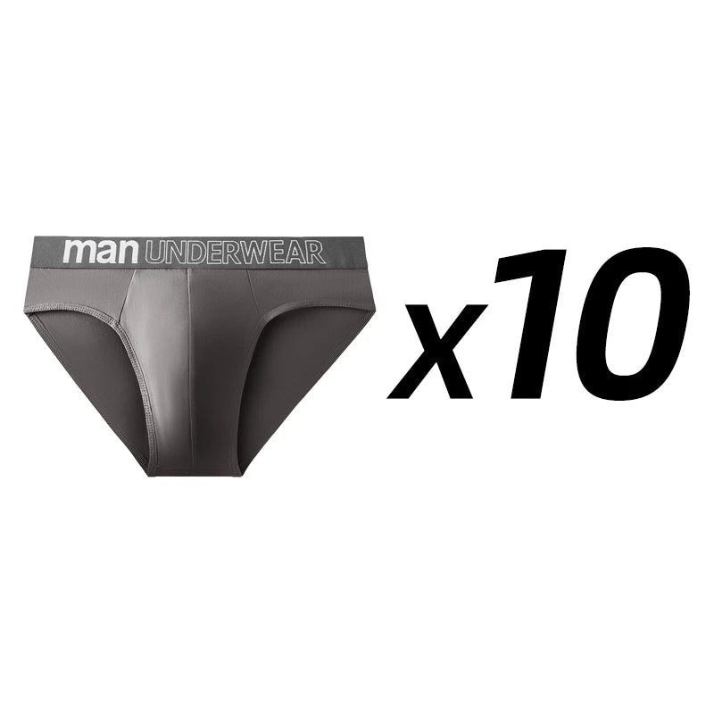 10 Pcs/Lot Men's Briefs Comfortable Sexy Shorts
