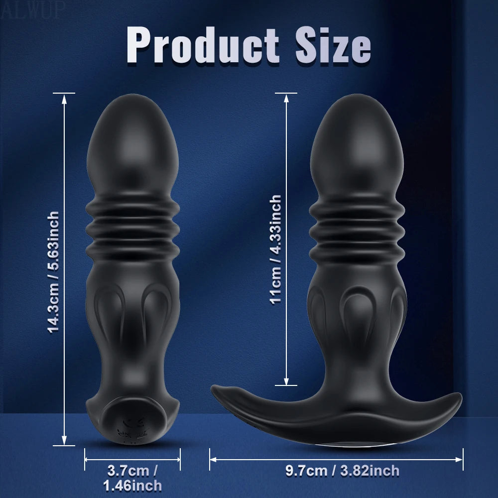 Toy Butt Plug Stimulator Masturbation Penetration Vibrating