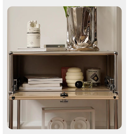 Modular DIY Metal TV Stand Cabinet Storage