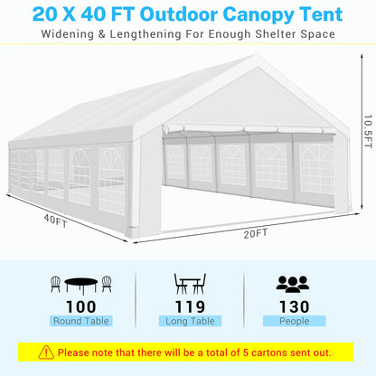 20x40FT Heavy Duty, Event Tent for Parties