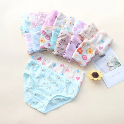 36 Pc Girls Cotton Briefs Underwear