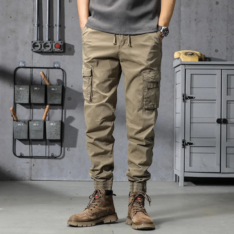 Mens Cargo Pants, Casual Multi-Pocket Tactical