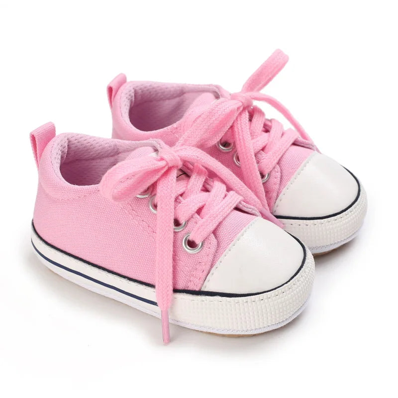 Baby Boy/Girls Canvas Shoes Non-slip Rubber Sole