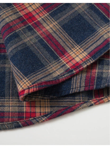 Men's, Plaid Casual Jacket, Anti-Wrinkle, Multi-Color