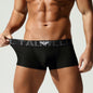 TAUWELL Ribbed Cotton Boxer Briefs Men Underwear