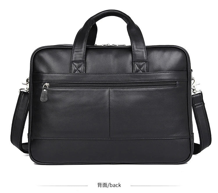 Genuine Leather Men Briefcase Business bag