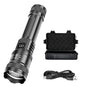 Rechargeable LED Flashlight Zoomable Torch