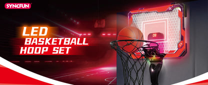 Mini Indoor Basketball Hoop Light Up Scoreboard