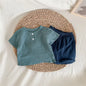 Boys/Girls Baby Knit Sweater Cardigan + Shorts