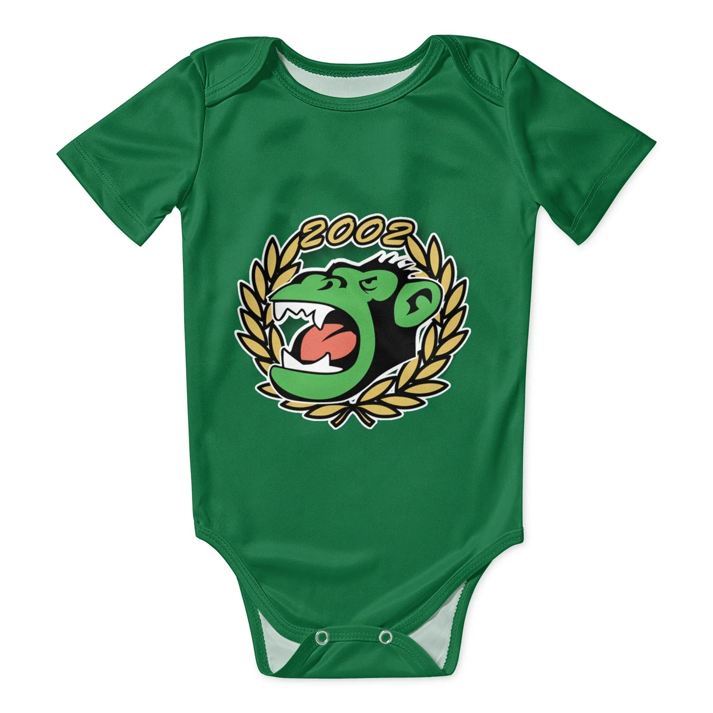 Green Apes Baby Bodysuit Unisex Onesie Outfit