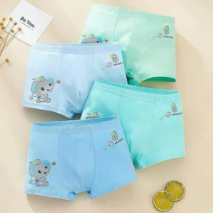 10pc Boys Girls Silk Boxer Cartoon Training Toddler Underwear