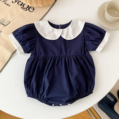 Infant Baby Girls Embroider Sleeveless Rompers