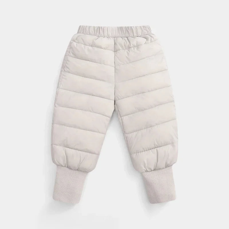 Down Pants Boys Girls Thick Warm Trousers