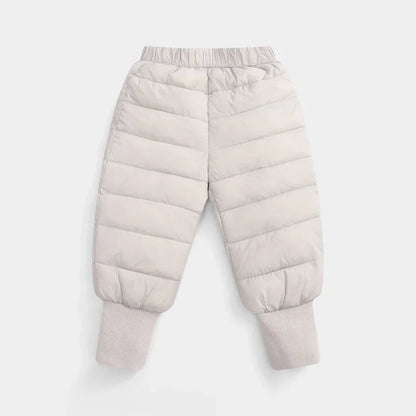 Down Pants Boys Girls Thick Warm Trousers