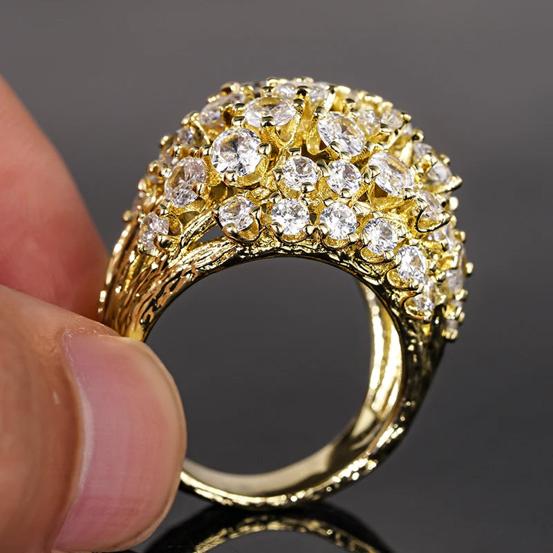 Luxury Gold Color Wedding Band Accessories