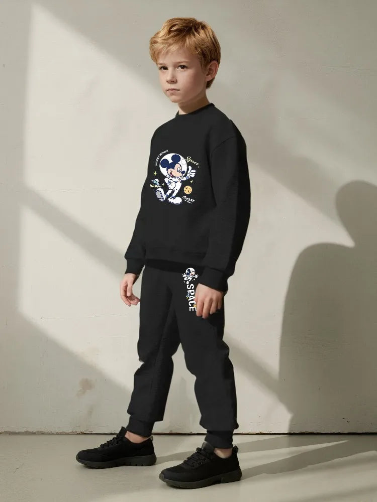 2 Pcs Boys Sets Casual Sweatshirt Hoodies and Sweatpantt