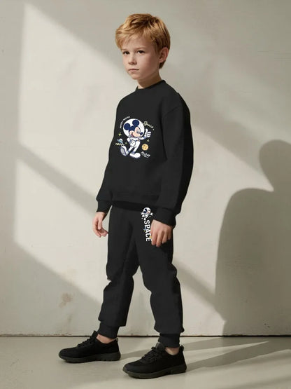 2 Pcs Boys Sets Casual Sweatshirt Hoodies and Sweatpantt