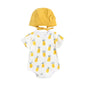 2 Pcs Jumpsuit Outfit Girls/Boys Banana Pineapple