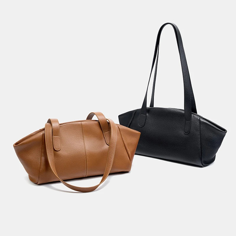 Genuine Leather Underarm Shoulder Bags For Women