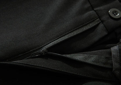 Ice Silk Men's Casual Straight Pants Fashion