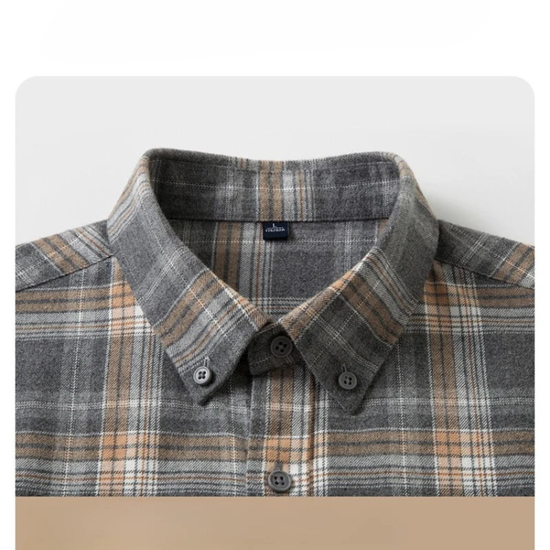 Men's, Plaid Casual Jacket, Anti-Wrinkle, Multi-Color