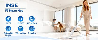 Powerful Mop Scrubbing Steam Cleaner Detachable Floor