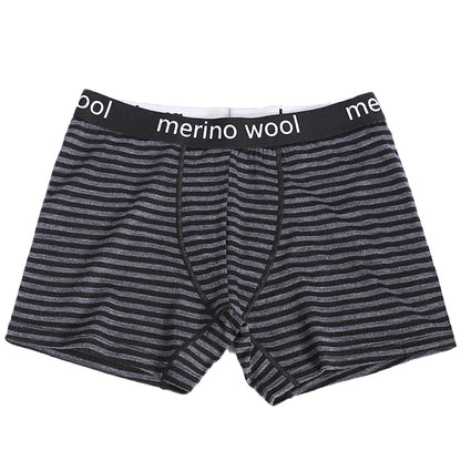 Mens Merino Wool Boxer Brief Breathable Fitness