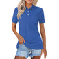 Women's Casual Button Short-Sleeved Breathable Tops