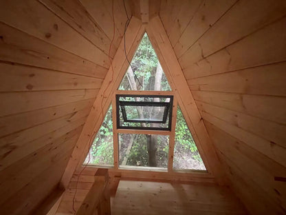 Triangle Wooden Tiny House Cabin Prefabricated