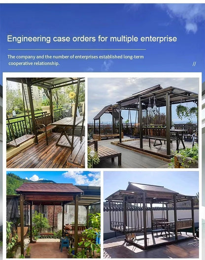 Multifunctional Outdoor Gazebo, Garden Structure,