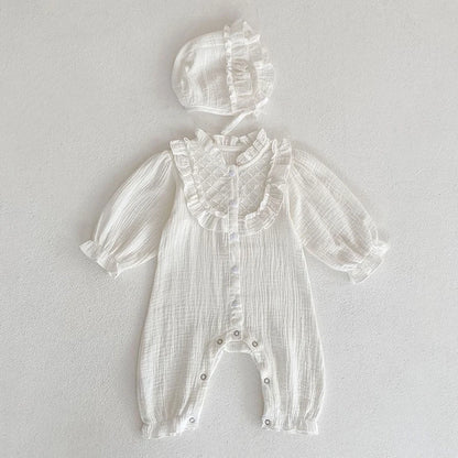 Infant Baby Girls Sleeveless Knit Rompers
