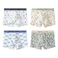 4PCS Teens Boy Mesh Breathable Antibacterial Underwear