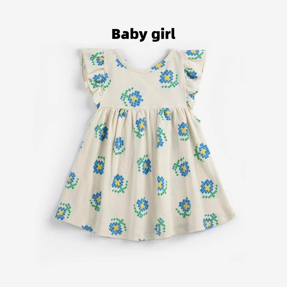 Countryside Style Baby Girl Embroidered Flower Collar