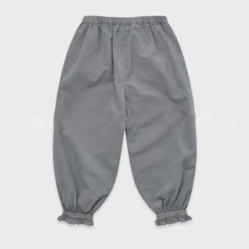 Long Sleeve Girls Top Pant Suit