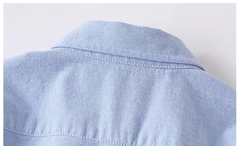 Cotton Solid Color Full-sleeved Boy's Shirts