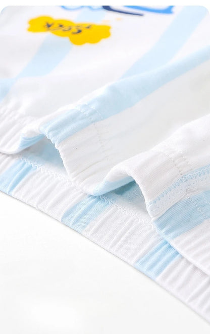 4PCS Boys Comfort  Antibacterial Underwear Cool Breathable