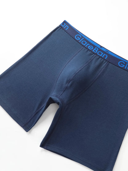 5pc Mid-Long Cotton Brand Boxer Shorts Men