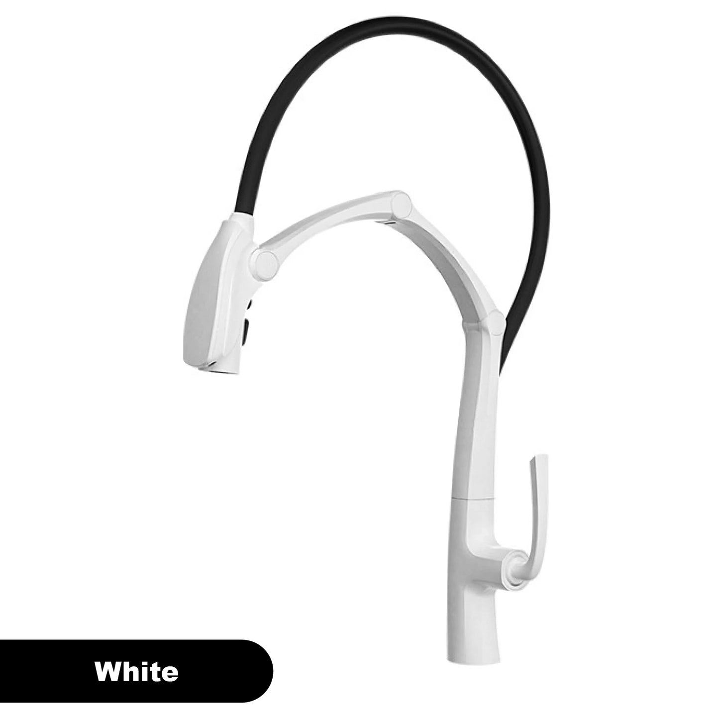 Gunmetal Brass Kitchen Faucet with LED Display