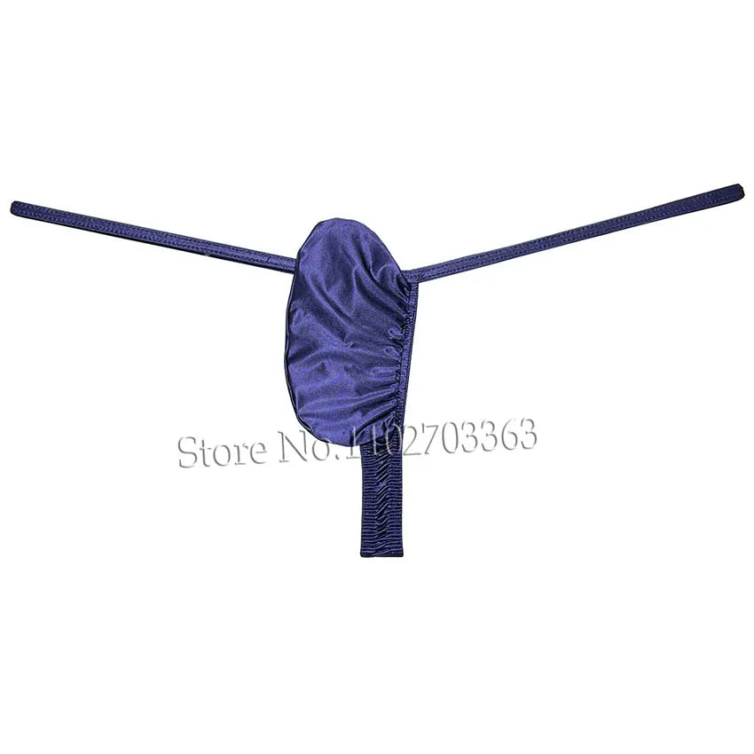 Men's Micro G-string Underwear Shiny Low Rise