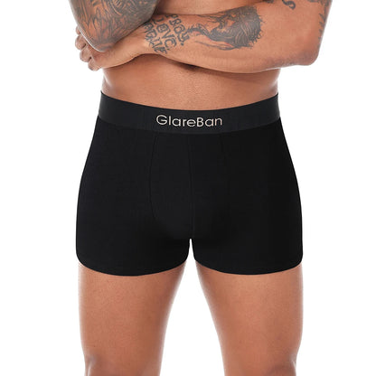 5piece Black Luxury Brand Cotton Boxer Men Underwear