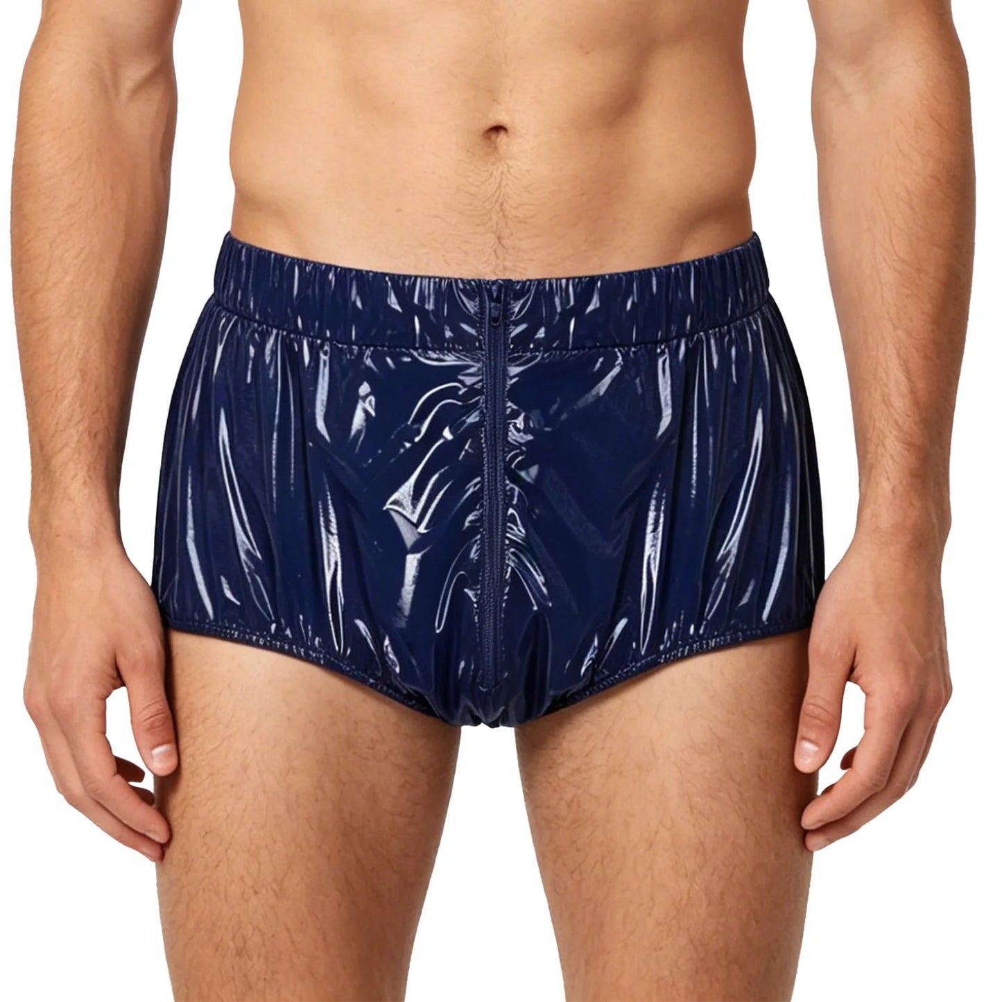 Mens Waterproof Diaper Cover Front Zipper Briefs