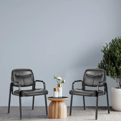 Pu Leather Office Waiting Room Guest Chair