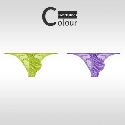 Low Waist Ice Silk Smooth Men's e Underwear