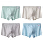 4PCS Cotton Antibacterial Boys Breathable Briefs