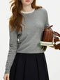 One-piece Knit Shirt Sweater For Women