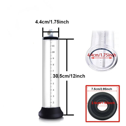 Acrylic Penis Enlarger Pump Sex Toy Men
