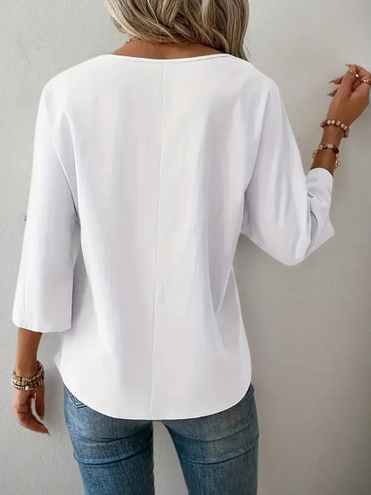 Plus Size Womens Fashion Breathable Crew Neck