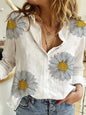 Vintage Cotton Linen Casual Tops Womens Fashion
