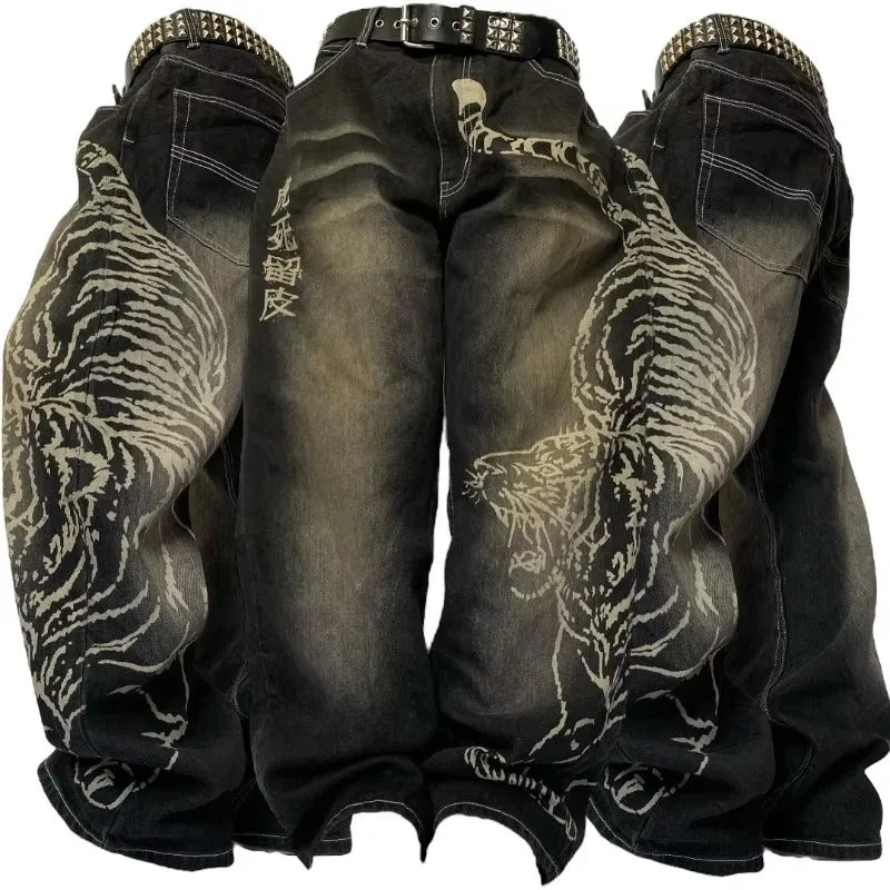 Mens American Vintage Yellow Washed Embroidered Jean